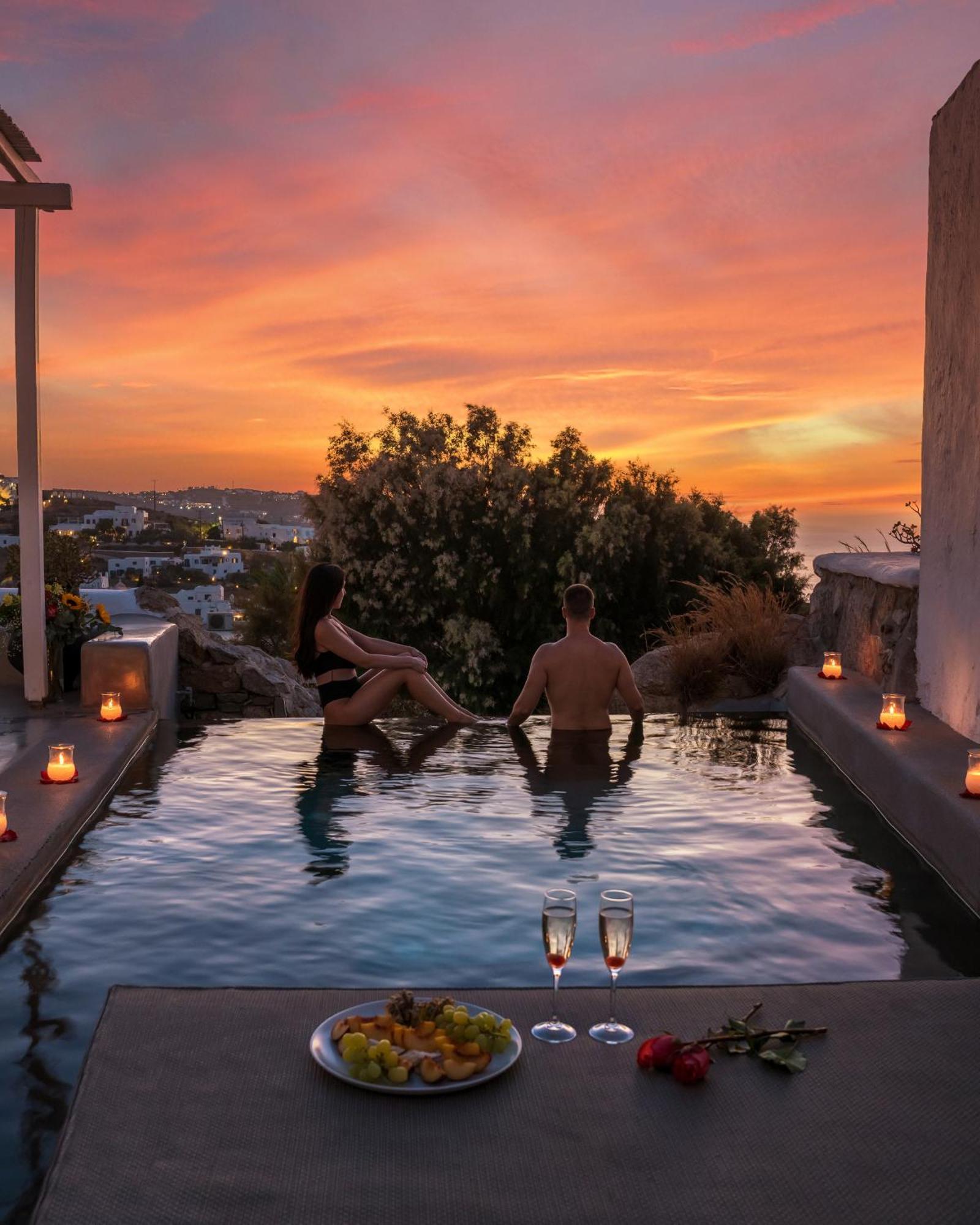 Ostraco Suites Mykonos Town Ngoại thất bức ảnh